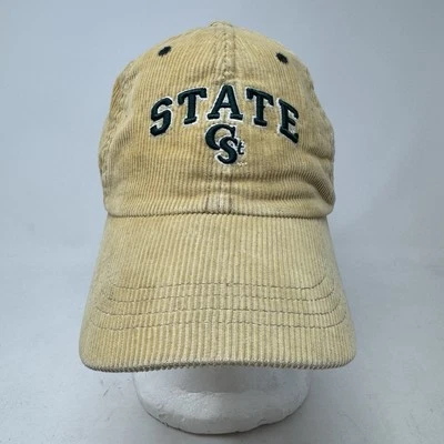 Vintage Colorado State Rams Strap Back Hat Zephyr Logo Green Yellow Corduroy Hat - Image 1 of 4