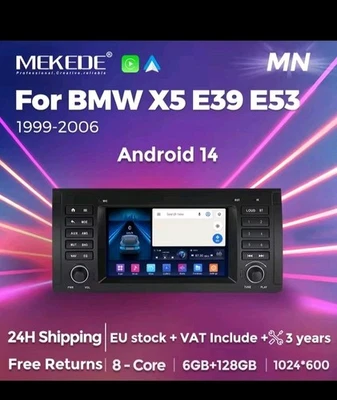 MEKEDE EU Shop 7 zoll Android 14 Intelligente auto radio system Für BMW - Bild 1 von 4