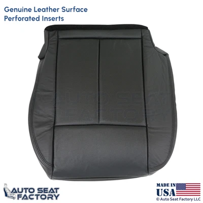2013-2018 Fits Nissan Altima Sedan Genuine Leather Driver Bottom Cover Charcoal - Image 1 of 4