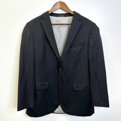 Hugo Boss The James2 Wool Twill Sport Coat Black Size 40R - Image 1 of 4