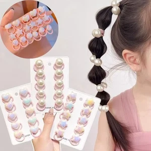 Moda Dulce Elegante Conjunto de 10 Bandas para Cabello en Forma de Estrella Sin Daños - Imagen 1 de 21