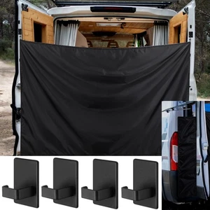 7x6 Fuß Große Camper Van Vorhänge Van Hecktür Dusche Sichtschutz Vorhänge mit 2... - Bild 1 von 7