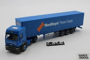 Herpa Iveco EuroTech curtain-side semitrailer "Nedlloyd Road Cargo" 144186 1:87 - Picture 1 of 1