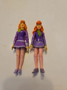 Lot Of 2 Vintage Scooby Doo  Daphne Jointed Action Figure Dolls  - Picture 1 of 7