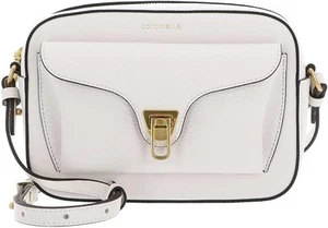 COCCINELLE BEAT E1 MF6 15 02 01 DAMEN TASCHE LEDER WEISS ORIGINAL PE 2025 - Bild 1 von 4