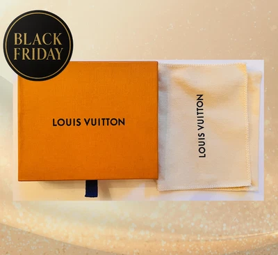✨ Black Friday Luxury | Auténtica caja de regalo pequeña Louis Vuitton + bolsa antipolvo | SLG Foto 1 de 3