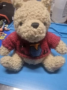 Vintage GUND Winnie The Pooh 1998 CLASSIC POOH New Style #7956 RARE Bee Sweater - Picture 1 of 5