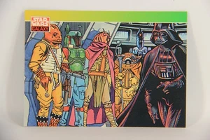 Star Wars Galaxy 1993 Topps Card #114 The Bounty Hunters Artwork ENG L019573 - Picture 1 of 2
