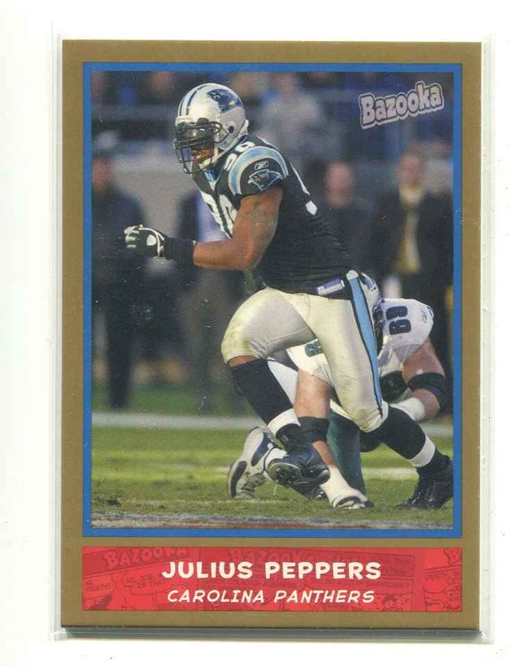 2004 Bazooka Gold #87 Julius Peppers Carolina Panthers - Image 1 of 1