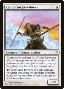 4 Kjeldoran Javelineer x4 4x - NM/LP - Coldsnap SPARROW MAGIC - Picture 1 of 1