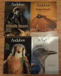 4 diff Audubon Magazines - Birds Nature Wildlife Birdwatching - Picture 1 of 1
