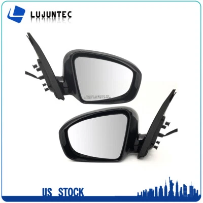 Espejo retrovisor lateral pasajero eléctrico térmico liso negro para Nissan Murano 09-14 Foto 1 de 4