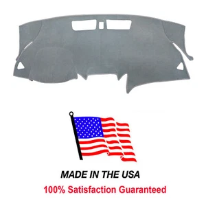 Gray Carpet Dash Cover Compatible w/ Chevy Equinox 2018-24 No Collision Warning - Picture 1 of 11