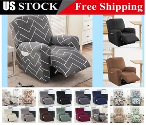 Stretch Recliner Chair Slipcover Lazy Boy Sofa Cover US Stock - Picture 1 of 137