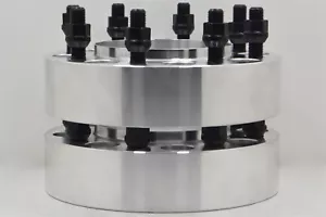2.5” Rears Only Hub Centric Wheel Adapters 8x210 MM Chevy Silverado 3500 Dually - Picture 1 of 7