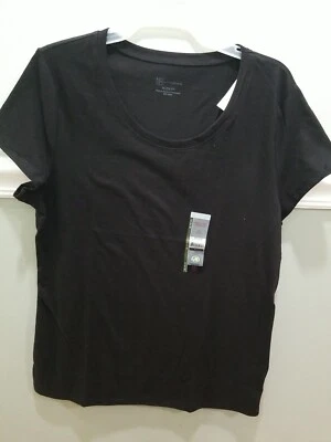 БЕЗ ГРАНИЦ ПОДРОСТКОВ ПОВСЕДНЕВНАЯ ФУТБОЛКА ЧЕРНЫЙ С КОРОТКИМИ РУКАВАМИ РАЗМЕР XL 15-17 - Изображение 1 из 4