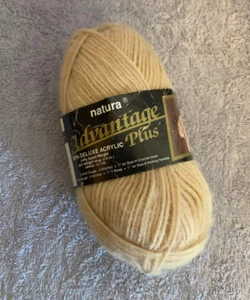 Natura Advantage Plus 100% Deluxe Acrylic Yarn, Beige 03, 3-ply, 1.4 Ounce - Picture 1 of 2