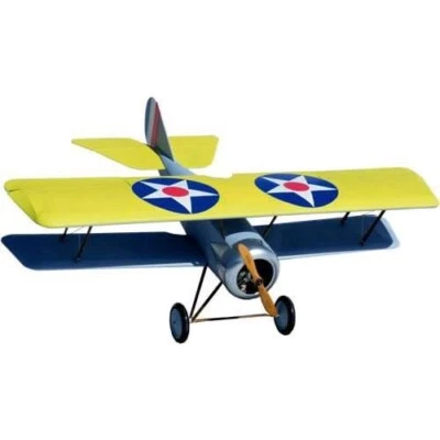 Balsa USA 1/6 Thomas-Morse S4c Scout Remote Control Balsa Wood Airplane Kit #414 - Image 1 of 2