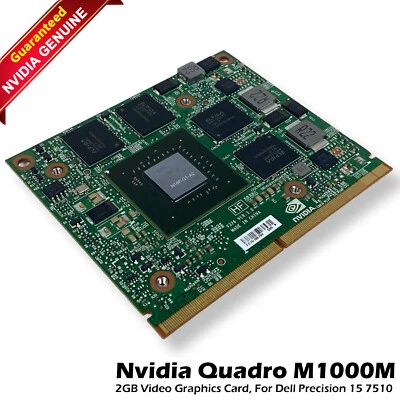 NVIDIA Quadro M1000M 2GB Video Card For HP ZBook 15 G3 15.6" 848261-001 - 2PNW4 - Image 1 of 4