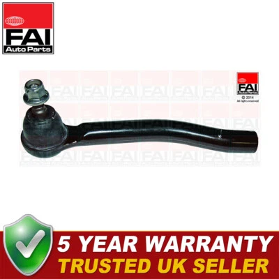 FAI Front Left Tie Rod End Fits Nissan Juke 2010- Leaf 2010- Tiida 2012- - Image 1 of 2