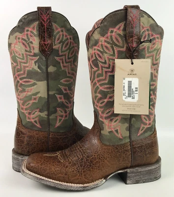 ARIAT WOMEN'S CIRCUIT CISCO COWGIRL Western BOOTS SQUARE TOE size 6.5 B - Image 1 of 4