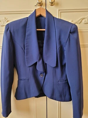 VINTAGE 90's NAVY JACKET BY OJAY. SZ 10. EXCELLENT CONDITION. - image 1 of 4