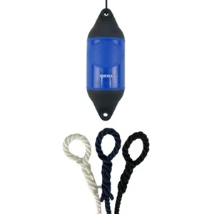 1 x HURRICANE Vortex Bootsfender: Royal Blue PM03 - FREE SPLICED END 10MM ROPE - Bild 1 von 2