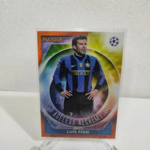 Luis Figo 2022-23 Topps Merlin Ageless Alchemy Orange Parallel 06/25 SSP Inter - Bild 1 von 7