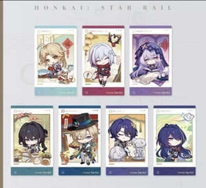 miHoYo -Honkai Star Rail - New Year Greetings Polaroid Card Set Of 7 Official  - Picture 1 of 3