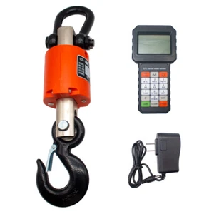 Wireless Digital Electronic Hanging Crane Scale with 200M Remote Control Handle - Picture 1 of 12