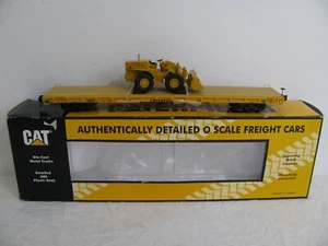 MTH Premier Caterpillar 140824 Flat Car w/ CAT 966A Traxcavator #20-98796 Read! - Picture 1 of 12