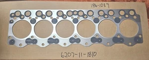 6207-11-1810 KOMATSU HEAD GASKET GENUINE ONAN 186-1037 NOS - Picture 1 of 4