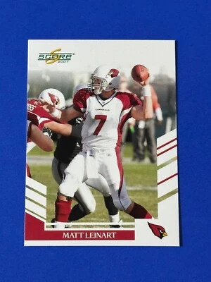 2007 Score Matt Leinart #104 Arizona Cardinals (Z) - Image 1 of 2