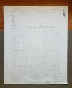 Garretson East, Minnesota-South Dakota Original Vtg 1967 USGS Topo Map 27"x22" - Picture 1 of 7