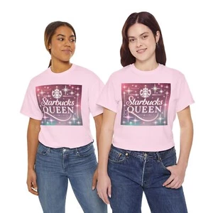 Camiseta Starbucks Queen - Regalo perfecto para los amantes del café, algodón pesado unisex - Imagen 1 de 6