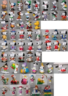 +Snoopy/Peanuts Schleich, Whitman's, Mc Donald's Pvc + Kunststoff-Figur-Auswahl: - Bild 1 von 2
