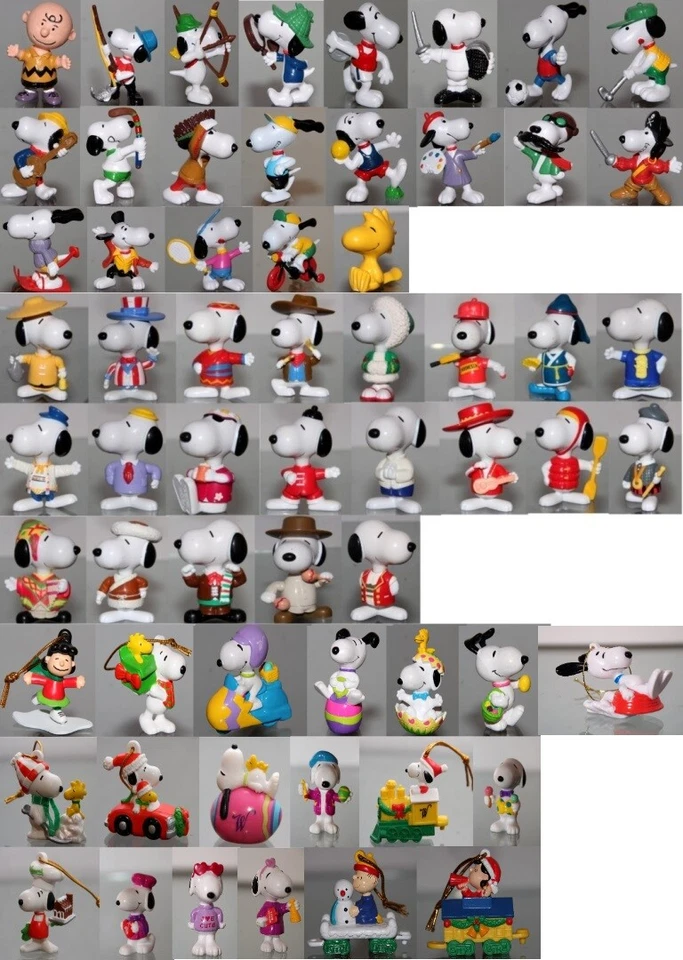+Snoopy/Peanuts Schleich, Whitman's, Mc Donald's Pvc + Kunststoff-Figur-Auswahl: - Bild 1 von 2