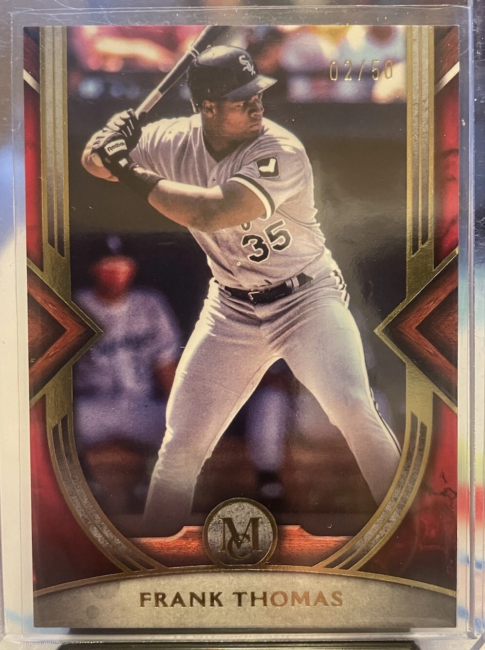 Frank Thomas /50 HOF 2022 Topps Museum Collection #22 Ruby Parallel