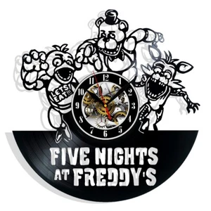 Reloj de pared de vinilo Five Nights at Freddy's - Decoración retro - Acento único para el hogar - Regalo - Imagen 1 de 4