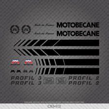 Motobecane Bicycle Frame Stickers - Profil 2 - Profil 3 - Decals