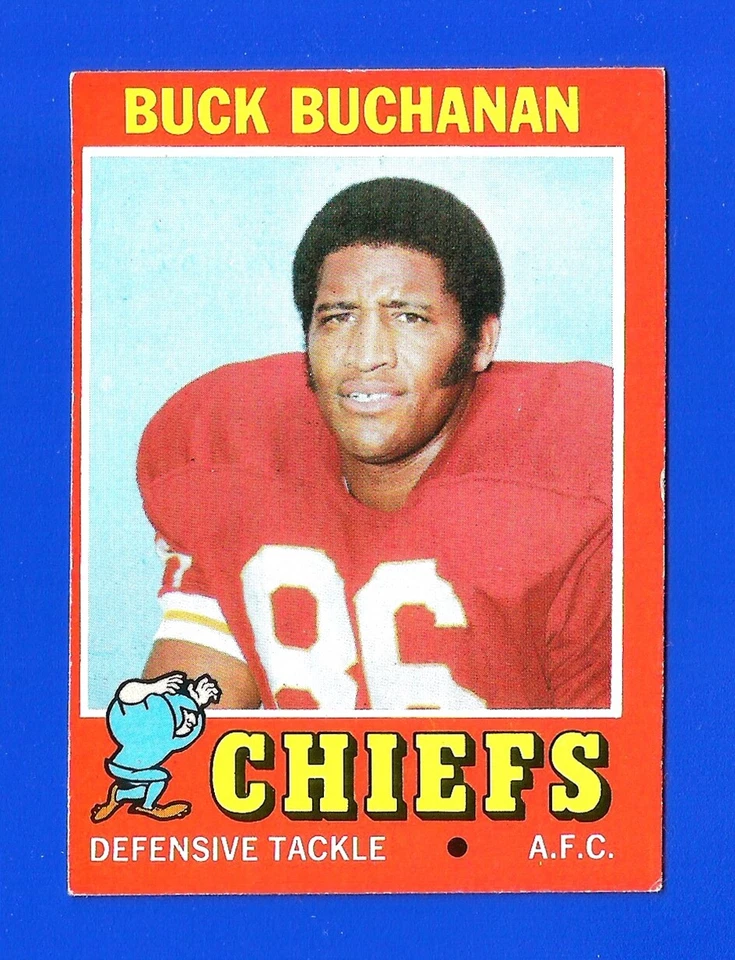 1971 Topps Fútbol #13 Buck Buchanan Exmint Hof Kansas City Chiefs (SB4) Foto 1 de 1