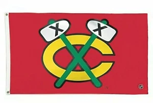 Chicago Blackhawks Deluxe 3' x 5' House Flag - Picture 1 of 2
