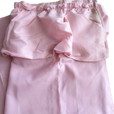Blusa cortina de ducha de tela con resortes cenefa rosa casa de campo hecha en EE. UU. de colección Foto 1 de 4
