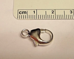 Broche redondo de langosta LG plata esterlina 8x16 mm para fijar pulseras o joyas - Imagen 1 de 2