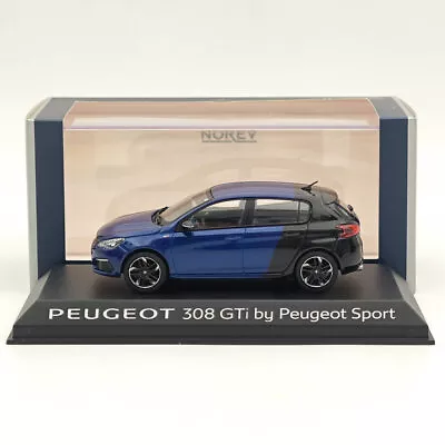1/43 Norev Peugeot 308 GTi SPORT VERSIO Blue/BLACK Diecast Models Car Collection - Image 1 of 4