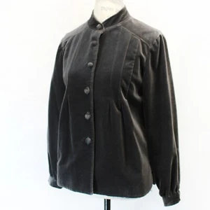 Lyell Elizabeth Street Vintage 20's Steampunk Art Deco Style Velvet Jacket Sz 8 - Picture 1 of 7
