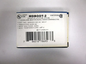 Thomas & Betts MDBOOT-2 Color-Keyed Disconnects for Insulator  - Picture 1 of 3
