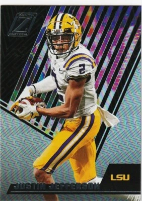 2023 Panini Chronicles Draft Picks - Zenith #19  - Justin Jefferson - Image 1 of 2