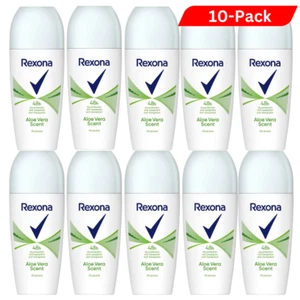 10 x Rexona Deodorant Women Aloe Vera Antiperspirant 48h 50 ml - Picture 1 of 3