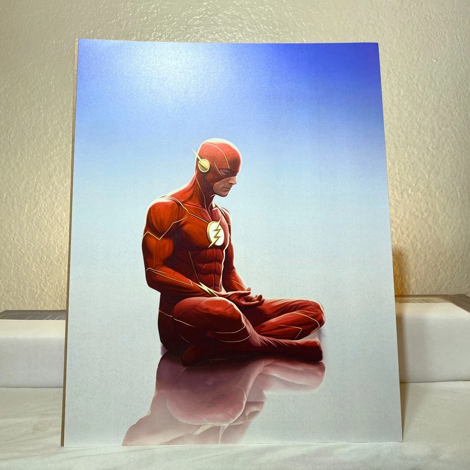 Póster Arte Flash 11"X14" SUPERHÉROE CÓMIC PELÍCULA Batman Super-Man ANIME Foto 1 de 1